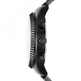 Buy Shop Michael Kors Lexington Chronograph Crystals Silver Dial Black Steel Strap Watch for Men - MK8605 USA Online