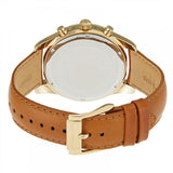 Buy Shop Michael Kors Lexington Chronograph Gold Dial Brown Leather Strap Watch For Men - MK8447 USA Online