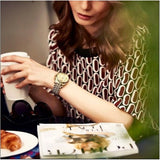 Buy Shop Michael Kors Lexington Chronograph Gold Dial Gold Steel Strap Watch for Women - MK5556 USA Online