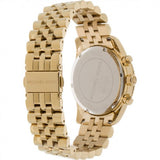 Buy Shop Michael Kors Lexington Chronograph Gold Dial Gold Steel Strap Watch for Women - MK5556 USA Online