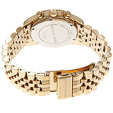 Buy Shop Michael Kors Lexington Chronograph Gold Dial Gold Steel Strap Watch for Women - MK5556 USA Online