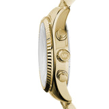 Buy Shop Michael Kors Lexington Chronograph Gold Dial Gold Steel Strap Watch for Women - MK5556 USA Online