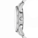 Buy Shop Michael Kors Lexington Chronograph Green Dial Silver Steel Strap Watch for Women - MK9152 USA Online