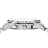 Buy Shop Michael Kors Lexington Chronograph Green Dial Silver Steel Strap Watch for Women - MK9152 USA Online