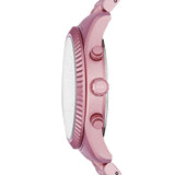 Buy Shop Michael Kors Lexington Chronograph Pink Dial Pink Steel Strap Watch for Women - MK8792 USA Online