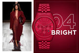 Buy Shop Michael Kors Lexington Chronograph Red Dial Red Steel Strap Watch For Men - MK8814 USA Online