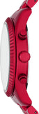 Buy Shop Michael Kors Lexington Chronograph Red Dial Red Steel Strap Watch For Men - MK8814 USA Online