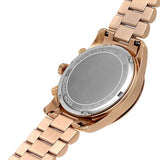 Buy Shop Michael Kors Lexington Chronograph Red Dial Rose Gold Steel Strap Watch For Women - MK7275 USA Online