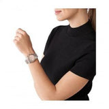 Buy Shop Michael Kors Lexington Chronograph Rose Gold Dial Two Tone Steel Strap Watch For Women - MK7219 USA Online