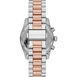 Buy Shop Michael Kors Lexington Chronograph Rose Gold Dial Two Tone Steel Strap Watch For Women - MK7219 USA Online