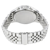 Buy Shop Michael Kors Lexington Chronograph Silver Dial Silver Steel Strap Watch for Men - MK8515 USA Online