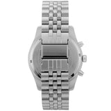Buy Shop Michael Kors Lexington Chronograph Silver Dial Silver Steel Strap Watch For Men - MK8789 USA Online