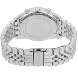 Buy Shop Michael Kors Lexington Chronograph Silver Dial Silver Steel Strap Watch For Men - MK8789 USA Online