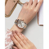 Buy Shop Michael Kors Lexington Chronograph Silver Dial Two Tone Steel Strap Watch for Women - MK5735 USA Online