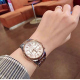 Buy Shop Michael Kors Lexington Chronograph Silver Dial Two Tone Steel Strap Watch for Women - MK5735 USA Online