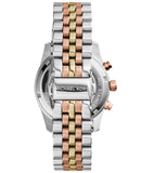 Buy Shop Michael Kors Lexington Chronograph Silver Dial Two Tone Steel Strap Watch for Women - MK5735 USA Online