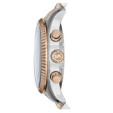 Buy Shop Michael Kors Lexington Chronograph Silver Dial Two Tone Steel Strap Watch for Women - MK5735 USA Online
