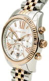 Buy Shop Michael Kors Lexington Chronograph Silver Dial Two Tone Steel Strap Watch for Women - MK5735 USA Online