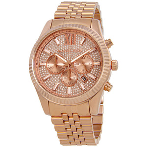 Buy Shop Michael Kors Lexington Gold Dial Gold Steel Strap Watch for Women - MK6473 USA Online