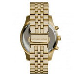 Buy Shop Michael Kors Lexington Crystals Gold Dial Gold Steel Strap Watch for Men - MK8494 USA Online