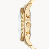 Buy Shop Michael Kors Lexington Crystals Gold Dial Gold Steel Strap Watch for Men - MK8494 USA Online