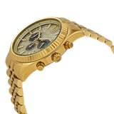 Buy Shop Michael Kors Lexington Crystals Gold Dial Gold Steel Strap Watch for Men - MK8494 USA Online