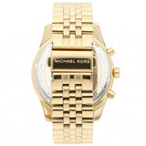 Buy Shop Michael Kors Lexington Gold Dial Gold Steel Strap Watch for Men - MK8281 USA Online