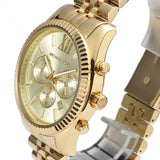 Buy Shop Michael Kors Lexington Gold Dial Gold Steel Strap Watch for Men - MK8281 USA Online