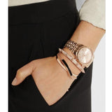 Buy Shop Michael Kors Lexington Gold Dial Gold Steel Strap Watch for Women - MK6473 USA Online