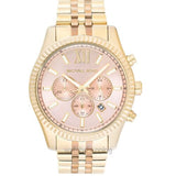 Buy Shop Michael Kors Lexington Gold Dial Gold Steel Strap Watch for Women - MK6473 USA Online