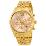 Buy Shop Michael Kors Lexington Gold Dial Gold Steel Strap Watch for Women - MK6473 USA Online
