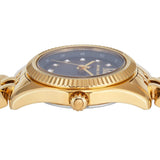 Buy Shop Michael Kors Lexington Pave Three-Hand Green Dial Gold Steel Strap Watch for Women - MK4842 USA Online