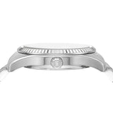 Buy Shop Michael Kors Lexington Quartz Black Dial Silver Steel Strap Watch For Women - MK8946 USA Online