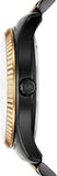 Buy Shop Michael Kors Lexington Quartz Black Dial Two Tone Steel Strap Watch For Men - MK8948 USA Online
