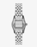 Buy Shop Michael Kors Lexington Quartz Blue Dial Silver Steel Strap Watch For Women - MK3328 USA Online