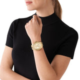 Buy Shop Michael Kors Lexington Quartz Gold Dial Gold Steel Strap Watch For Men - MK8947 USA Online