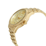 Buy Shop Michael Kors Lexington Quartz Gold Dial Gold Steel Strap Watch For Men - MK8947 USA Online
