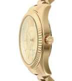 Buy Shop Michael Kors Lexington Quartz Gold Dial Gold Steel Strap Watch For Men - MK8947 USA Online
