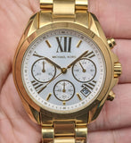 Buy Shop Michael Kors Lexington Quartz Gold Dial Gold Steel Strap Watch For Women - MK6267 USA Online