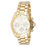 Buy Shop Michael Kors Lexington Quartz Gold Dial Gold Steel Strap Watch For Women - MK6267 USA Online