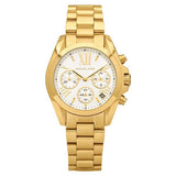 Buy Shop Michael Kors Lexington Quartz Gold Dial Gold Steel Strap Watch For Women - MK6267 USA Online
