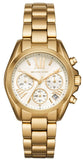 Buy Shop Michael Kors Lexington Quartz Gold Dial Gold Steel Strap Watch For Women - MK6267 USA Online