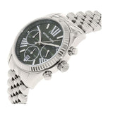 Buy Shop Michael Kors Lexington Quartz Green Dial Silver Steel Strap Watch For Women - MK6222 USA Online