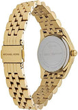 Buy Shop Michael Kors Lexington Quartz Orange Dial Gold Steel Strap Watch For Women - MK3284 USA Online