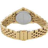 Buy Shop Michael Kors Lexington Quartz Orange Dial Gold Steel Strap Watch For Women - MK3284 USA Online