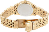 Buy Shop Michael Kors Lexington Quartz Orange Dial Gold Steel Strap Watch For Women - MK3284 USA Online