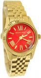 Buy Shop Michael Kors Lexington Quartz Orange Dial Gold Steel Strap Watch For Women - MK3284 USA Online