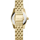 Buy Shop Michael Kors Lexington Quartz Pink Dial Gold Steel Strap Watch For Women - MK3270 USA Online