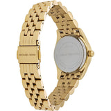 Buy Shop Michael Kors Lexington Quartz Pink Dial Gold Steel Strap Watch For Women - MK3270 USA Online