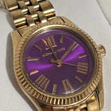 Buy Shop Michael Kors Lexington Quartz Pink Dial Rose Gold Steel Strap Watch For Women - MK3273 USA Online